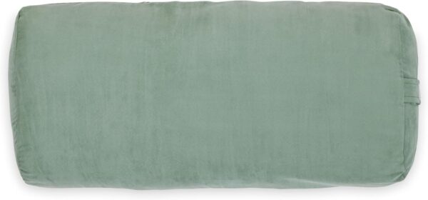 Gaiam Yoga Bolster - Long, Rectangular Meditation Pillow - Supportive Cushion for Restorative Yoga and Sitting on the Floor - Built-In Carrying Handle - Machine Washable Cover'