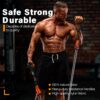 Resistance Bands, Heavy Exercise Bands with Handles, Fitness Bands for Working Out, Workout Bands for Men and Women, Weight Bands Set for Muscle Training, Strength, Yoga, Home Gym Equipment