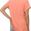 XIEERDUO Womens Summer Tops Short Sleeve Shirts Casual V Neck T Shirt Loose Fit Comfy