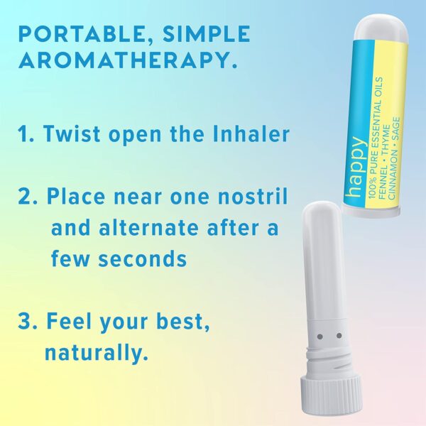 MOXĒ Nasal Inhaler Bundle, 8 Essential Oil Blends, Aromatherapy Sticks, Warming & Cooling Fragrances, Undiluted Oil, Natural Ingredients, Made in USA