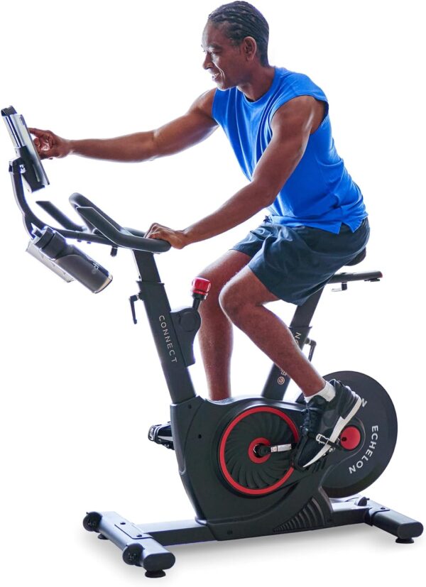 Echelon Smart Connect Fitness Bike + 30-Day Free Membership, Cushioned Seat, Bluetooth, Solid Design, Cycling, Instructors, Classes, 32 Levels