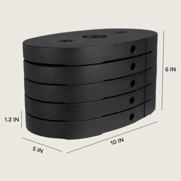 71qpE8dyHdL._AC_SL1500_.jpg Inspire Fitness 50 lb Weight Stack Add-On - 50 Pound Weight Stack for Cable Weights - 50 lb Add on Weight Stack for Inspire Fitness Trainer - Home Gym Accessories