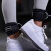 Fitgriff® Ankle Straps V3 for Cable Machine (2 Pieces) - Gym Workout Equipment - Leg Pulley Attachment, Kickback Straps