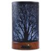 EQUSUPRO Essential Oil Diffuser 150ml Metal Aromatherapy Oil Diffuser Ultrasonic Cool Mist Diffuser with Auto Shut-Off Protection,7 Colors Changed LED for Home Office SPA Yoga