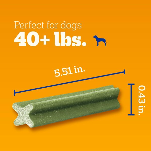 Pedigree Dentastix Large Breed Dog Treats, Fresh Flavor, 1.87 lb. Bag (36 Treats)