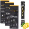PROTEKT Electrolyte Packets for Recovery & Hydration | Organic & Sugar-Free Electrolytes Drinks | Works Faster Than Powder Drink | On-The-Go Liquid Hydration Drink | Lemonade, 30 Pack