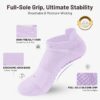 7 Pairs Pilates Socks with Grips for Women- Grip Socks Yoga Socks for Yoga,Pilates, Ballet & Barre,Non Slip,Ideal gifts