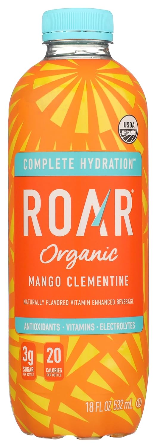 Roar, Water Electrolyte Clementine Mango, 16.9 Fl Oz