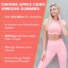 Apple Cider Vinegar Keto ACV Gummies with Mother, Max Strength Advanced 2000mg with Probiotics & Vitamin B12, for Digestion, Metabolism, Cleanse & Detox Diet, 60 Count