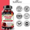 Apple Cider Vinegar Gummies for Weight Loss - ACV Gummies with The Mother for Women & Men - Energy Boost Bloat Digestive & Immune Support - Vitamin B12 B6 B 9 Folic Acid - Vegan Detox Cleanse -90Ct