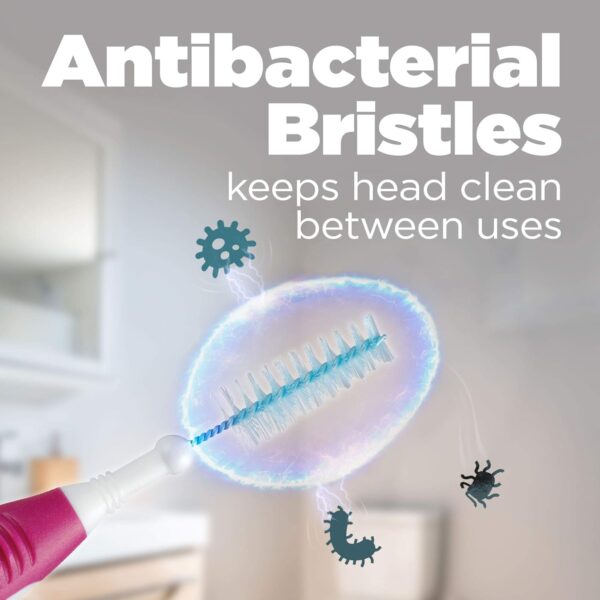 GUM Proxabrush Go-Betweens - Moderate - Interdental Brushes - Soft Bristled Dental Picks for Plaque Removal Health - Safe for Braces & Dental Devices, 10ct (4pk)