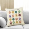 Counseling Office Must Haves Throw Pillow Cover Calming Corner Mental Health Pillowcase Decor for Home Kids and Fridens Mental Health Counselor Gifts Calming Corner Pillow Covers 18"x18" (Style B)