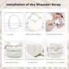 Syrinx Meditation Cushion - Organic Buckwheat Hull-Filled Cushion with Wedge Blocks, Perfect for Yoga, Meditation, Zen Practice, and Posture Support
