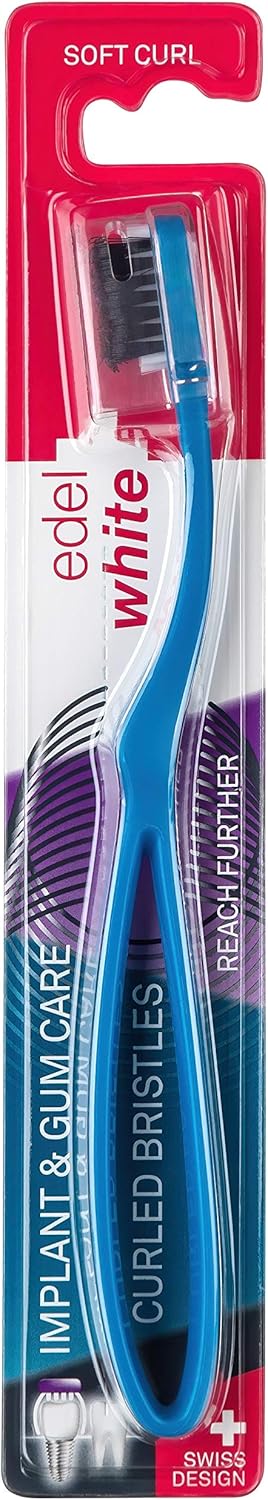 CleanCurl 3D Toothbrush - 3-Sided Toothbrush Ideal for Adults, Kids, Special Needs, Elderly - Soft Bristle Toothbrush Perfectly Cleans Teeth, Implants & Gum Line