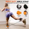 Ankle Resistance Bands, Ankle Bands for Working Out with Cuffs, Resistance Bands for Leg Butt Training Workout Equipment for Kickbacks Hip Gluteus Training Exercises, Ankle Strap with Exercise Bands