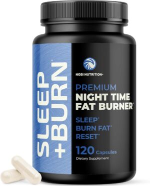 Night Time Fat Burner to Shred While You Sleep | Belly Fat Burner, Carb Blocker & Weight Loss Support Supplements | Lose Weight, Support Metabolism & Fall Asleep Fast | 120 Nighttime Diet Pills