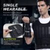 Wrist Weights A Pair of 8 Lbs for Women Men Adjustable BeatBoost Arm Weight Set for Walking Pilates Exercise Workout Gym Aerobics