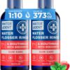Concentrated Irrigant, Gum Care | Water flosser Rinse & mouthwash| Add to Water Flossers | Fruit Flavor | Pack of 2 = 372 fl.oz | Alcohol Free, Fluoride Free. Made in USA