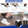 Exercise Bands Resistance Bands Set Strength Training Fitness Bands Workout Bands Resistance Elastic Bands for Exercise