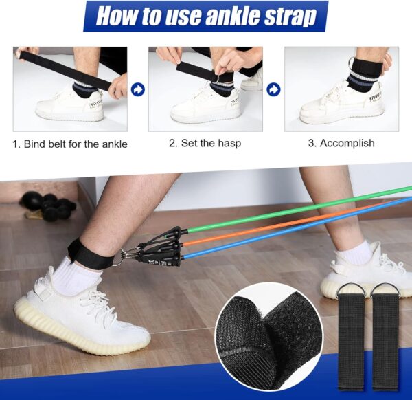 Exercise Bands Resistance Bands Set Strength Training Fitness Bands Workout Bands Resistance Elastic Bands for Exercise