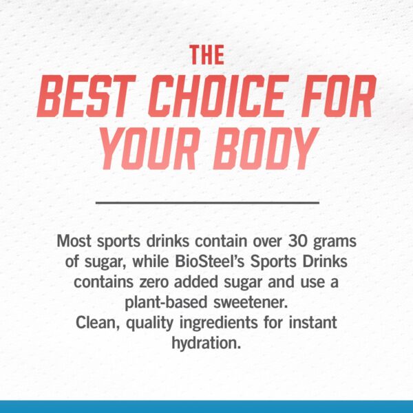 BioSteel Sports Drink, Great Tasting Hydration with 5 Essential Electrolytes, Ice Pop Flavor, 16.7 Fluid Ounces, 12-Pack