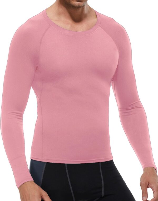 SPVISE 1 or 3 Pack Men's Compression Shirts Long Sleeve Workout Gym T-Shirt Running Top Cool Dry Sports Baselayer Undershirts