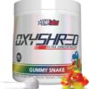 EHP Labs OxyShred Pre Workout Powder - Preworkout Powder with L Glutamine & Acetyl L Carnitine, Energy Boost Drink - Gummy Snake, 60 Servings