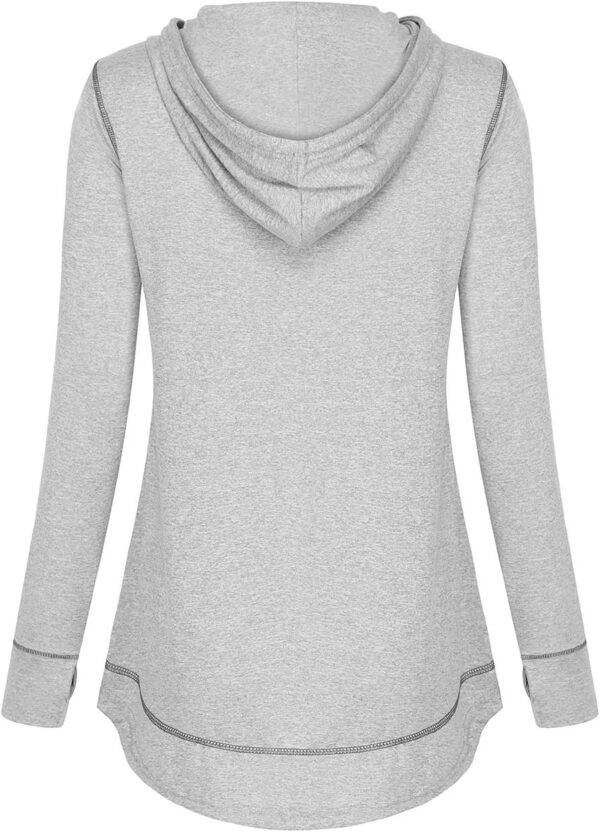 Womens Long Sleeve Workout Yoga Gym Shirts Fall Winter Athletic Hoodies with Thumb holes