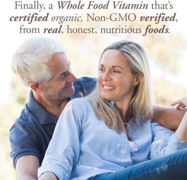 Garden of Life Organics Plant Calcium Supplement Made from Whole Foods with Magnesium, Vitamin D as D3, and Vitamin K as MK7, Gluten-Free - 30 Day Count