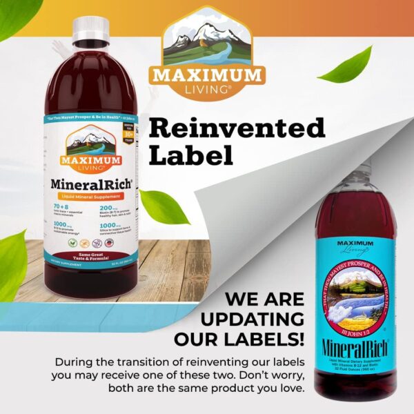 MineralRich Minerals Supplement - 32 oz (32 oz (Pack of 1), MineralRich)