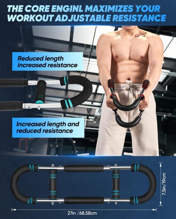 Saker Twister Arm Trainer,Home Workout Equipment,Upper Body Strength Training Machine,Detachable Design,Fitness Anywhere