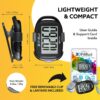 3DFitBud Simple Step Counter Walking 3D Pedometer from 3DActive with Clip & Lanyard - A420S