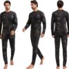 WINDCHASER Mens Thermal Underwear Set Winter Sport Hunting Gear Sport Long Johns Base Layer Bottom Top