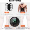 ABS Stimulator Workout Equipment, Ab Machine USB Rechargeable Gear for Abdomen/Arm/Leg, Strength Training Equipment for Men and Women