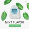 REACH Ultraclean Dental Floss, Mint, Plaque Remover for Teeth, Shred Resistant, Waxed, Easy on Gums & Teeth, Mint, Oral Care, PFAS Free, for Adults & Kids, 6 Pack, 30 yd