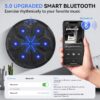 2025 Upgrade Music Boxing Machine, 5.0 Smart Bluetooth Boxing Machine Trainer with Boxing Gloves, Music Boxing Machine for Adults Kids, Boxing Target Workout Equipment for Home Office Gym