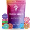 Shower Steamers Aromatherapy for Women or Men, Organic with Chamomile Rose Lavender Mint Watermelon Eucalyptus Essential Oil, 18-Pack Shower Bombs Birthday Gift