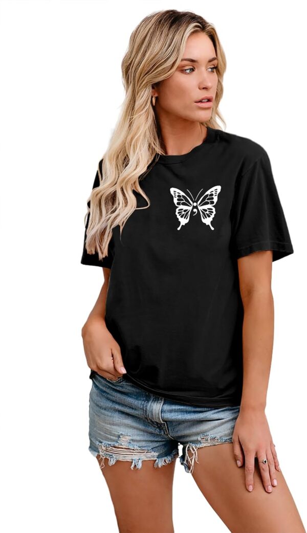 71swI0Wn8tL._AC_SL1500_.jpg VVNTY 988 Shirt Women Suicide Awareness: 988 Suicide Prevention T-Shirts Therapist Tshirt Mental Health T Shirt