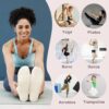 YSense Thin Pilates Grip Socks for Women Non Slip, Yoga Barre Socks Grippy Socks for Pilates, Dance, Ballet, Barre, Hospital