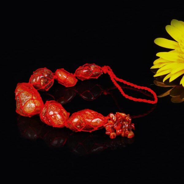 Carnelian Crystal - Meditation Room Accessories - Car Crystal Hanging Ornament - Crystals for Car Mirror - Wall Home Decoration - Feng Shui Gifts