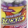 Stacker 3 Metabolizing Fat Burner with Chitosan, Capsules, 100Count Bottle