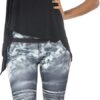 icyzone Tie Back Yoga Tops for Women, Lightweight Workout Athletic Tanks, Breathable Gym Shirts