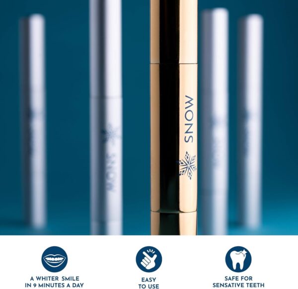 Snow Extra Strength Teeth Whitening - Teeth Whitening Pen, at Home Stick Refills, Tooth Serum Wand for & Oral Care, Easy to Use Whitener Stick - Pack of 1