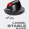 Perfect Pushup Elite - Rotating Handle Design with Steel Ball Bearings for Smooth, Effortless Handle Rotation - Ergonomic Grips, 8" Base & Textured, Non-Slip Bottom Treads - Supports up to 400lbs
