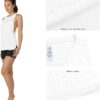 icyzone Women's Racerback High Neck Workout Athletic Yoga Muscle Tank Tops