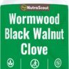 Wormwood, Black Walnut & Clove Complex | Whole Body Detox Cleanse | Lab Tested, USA Made, Non-GMO, Easy to Swallow | 60 Capsules