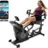 Teeter Power10 Rower with 2-Way Magnetic Resistance Elliptical Motion - Indoor Rowing Machine w/Bluetooth HRM Connectivity, Teeter Move App - Free Classes & Coaching
