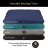 Organic Meditation Mat Zabuton/Floor Pillow - 3 & 4 Inch Thickness Options - Prevents Knees & Legs Pain