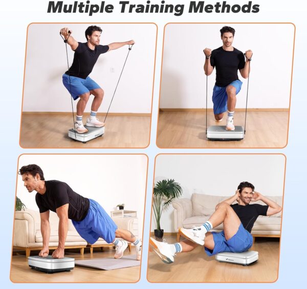 71tVR2b1gIL._AC_SL1500_.jpg MERACH Vibration Plate Exercise Machine, Vibration Plate for Lymphatic Drainage, Vibrating Plate Exercise Machine for Women Men, Workout Equipment for Home