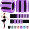 Ankle Weights for Women Men, Adjustable Wrist Weighted Bracelet for Home Gym Workout, Walking, Running, Travel, Pilate, Yoga, Exercise,Barre,Strength Training. Set of 2 (1Lb Each)